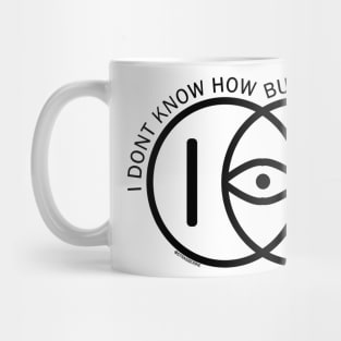 iDKHOW circle logo black ver. Mug